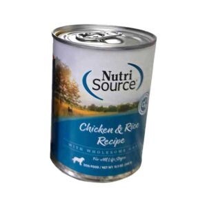 Nutri Source Adult Chicken & Rice Dog Can (12.3 oz)