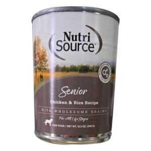 Nutri Source Senior Chicken & Rice Dog Can (12.3 oz)