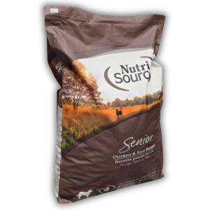 Nutri Source Senior Chicken & Rice Dog Food (Large Bag)