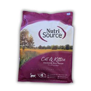 Nutri Source Cat & Kitten Chicken & Rice Cat Food (Large Bag, 12 lbs)