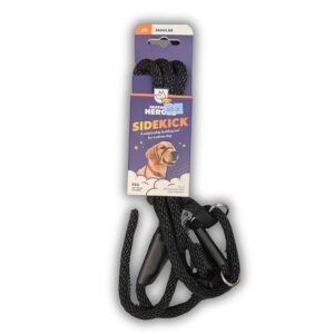 Heather's Heroes Sidekick Dog Leash (Black)